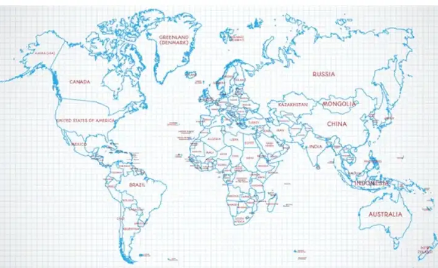 Types Of Outline:5uqkznmksvw= world map