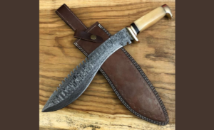 17.5 inches leather knife sheath